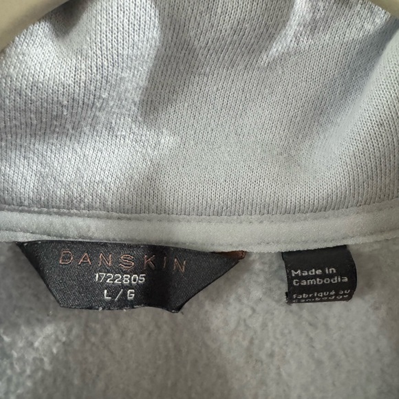 Danskin Blue Cowl Neck Sweater with Turtleneck Design - Picture 2 of 2